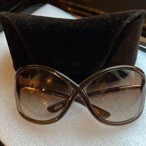 Tom Ford Women's 'TF009 Whitney 692' Brown Fashion Sunglasses - Brown Lens